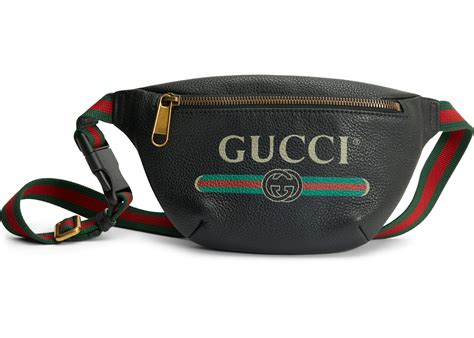 gucci vintage logo belt bag|gucci logo print belt bag.